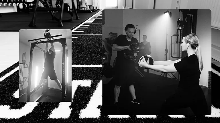 Sport und Fitness Social Media Shooting mit Athleten im Gym von LPT in Nürnberg